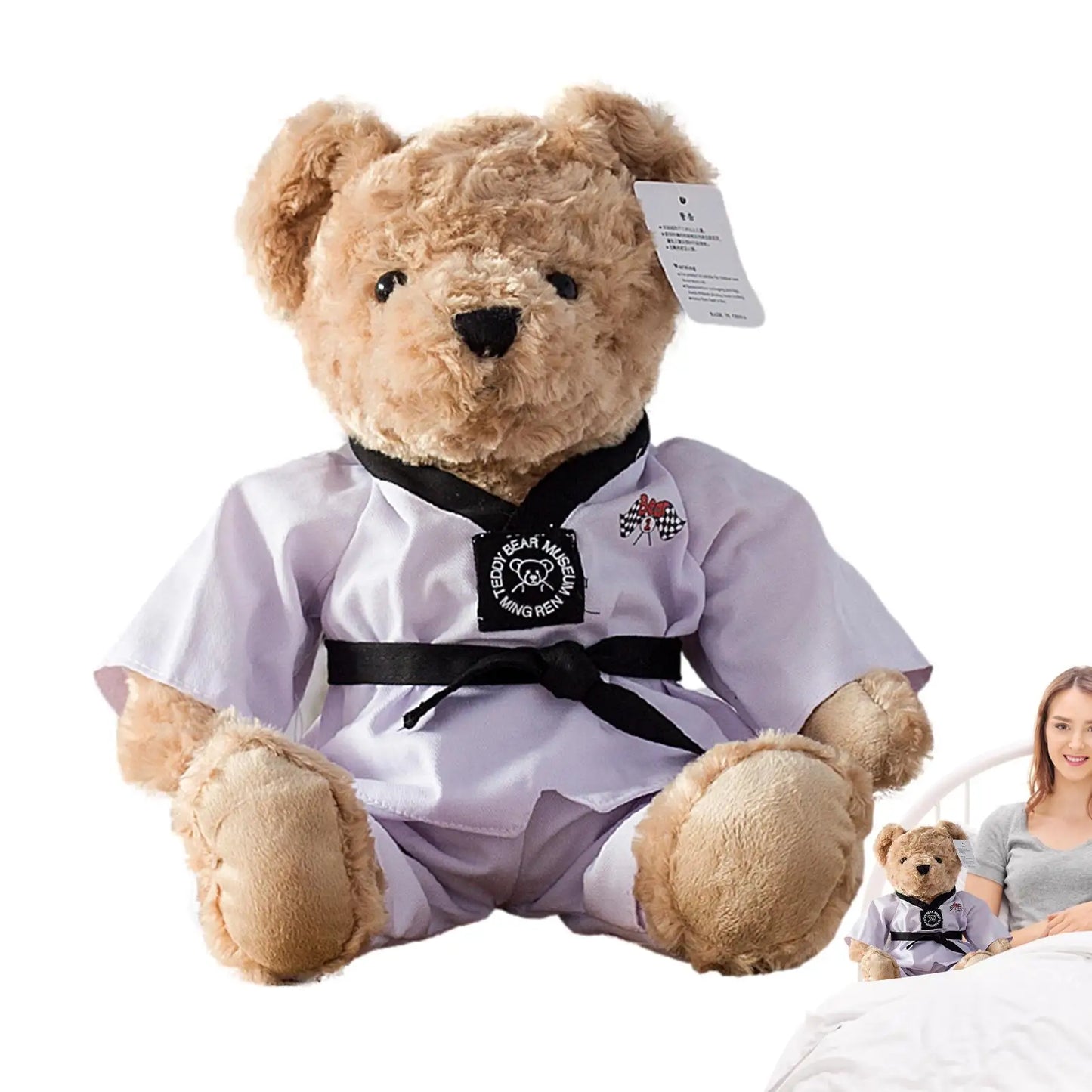 Taekwondo Teddy Bear Plush Toy Stuffed Animal Kumamoto Bear Dolls Baby Boys Girls Toys Children Birthday Gifts Popular Toys 2023