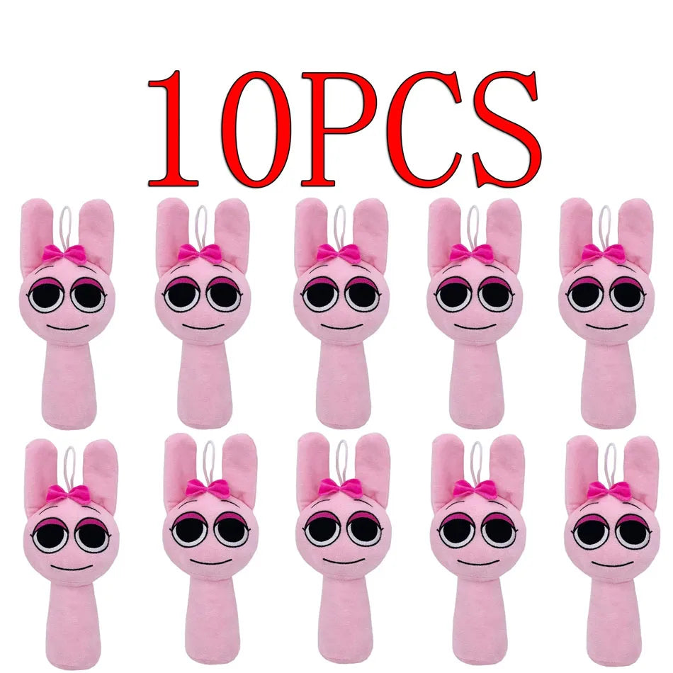 2025 10PCS Sprunki Plush Stuffed Dolls .Game Toys Cartoon Cute Soft Stuffed Incredibox Pillow Toy Kids Birthday Christmas Gifts