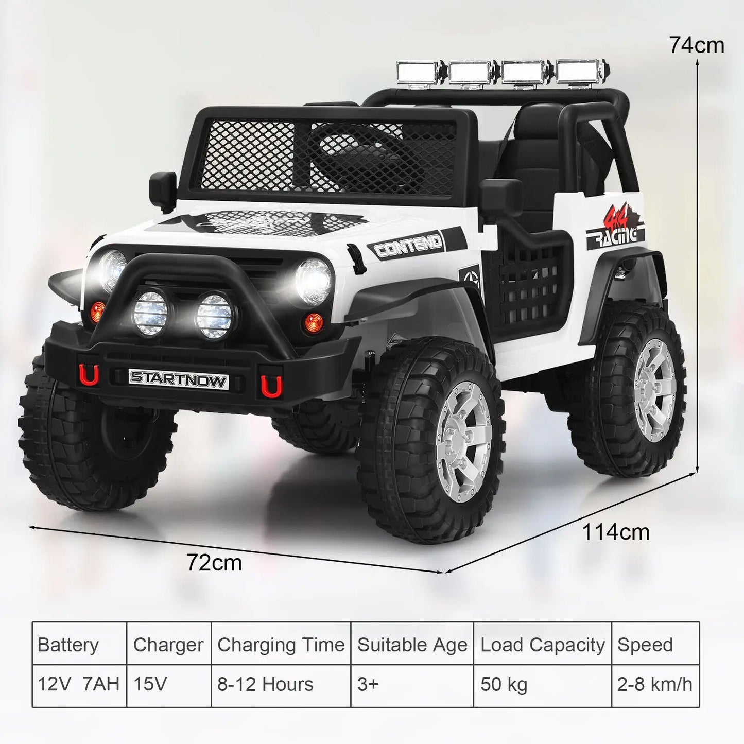 DORTALA 12V Kids Ride-On Car Electric Children Ride-On Truck Toddler Motorized Vehicle
