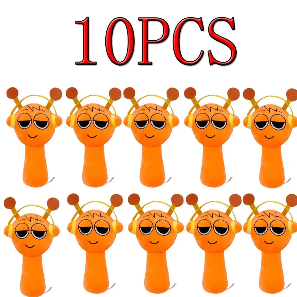 2025 10PCS Sprunki Plush Stuffed Dolls .Game Toys Cartoon Cute Soft Stuffed Incredibox Pillow Toy Kids Birthday Christmas Gifts