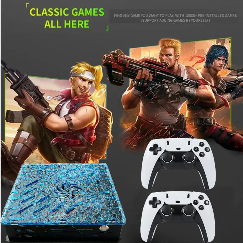 2025 New Retro Video Game Console X10 with 70000 Games 60 Emulators For PS2/N64/GAMECUBE/XBOX with Gamepad Kid Gift Game Box