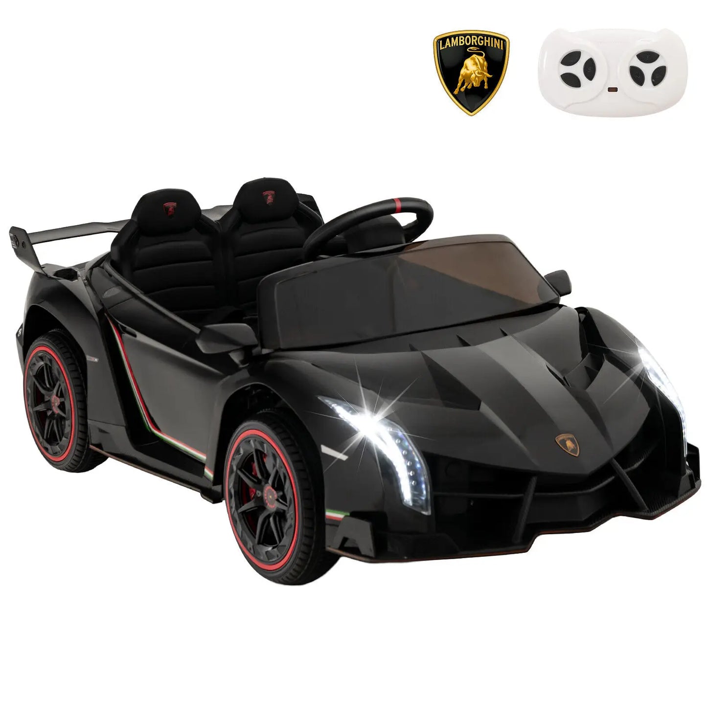 DORTALA Kids Ride-on Sports Car Children 12V Battery Electric Vehicle Toy 2 Seater