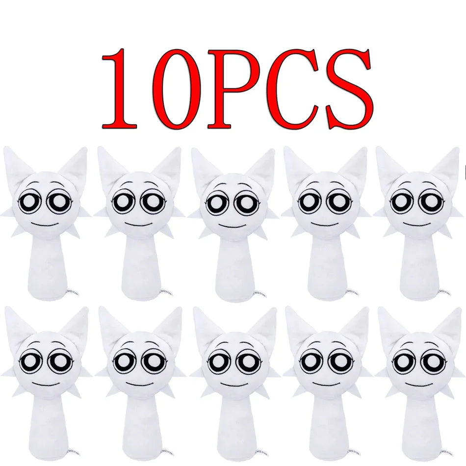 2025 10PCS Sprunki Plush Stuffed Dolls .Game Toys Cartoon Cute Soft Stuffed Incredibox Pillow Toy Kids Birthday Christmas Gifts